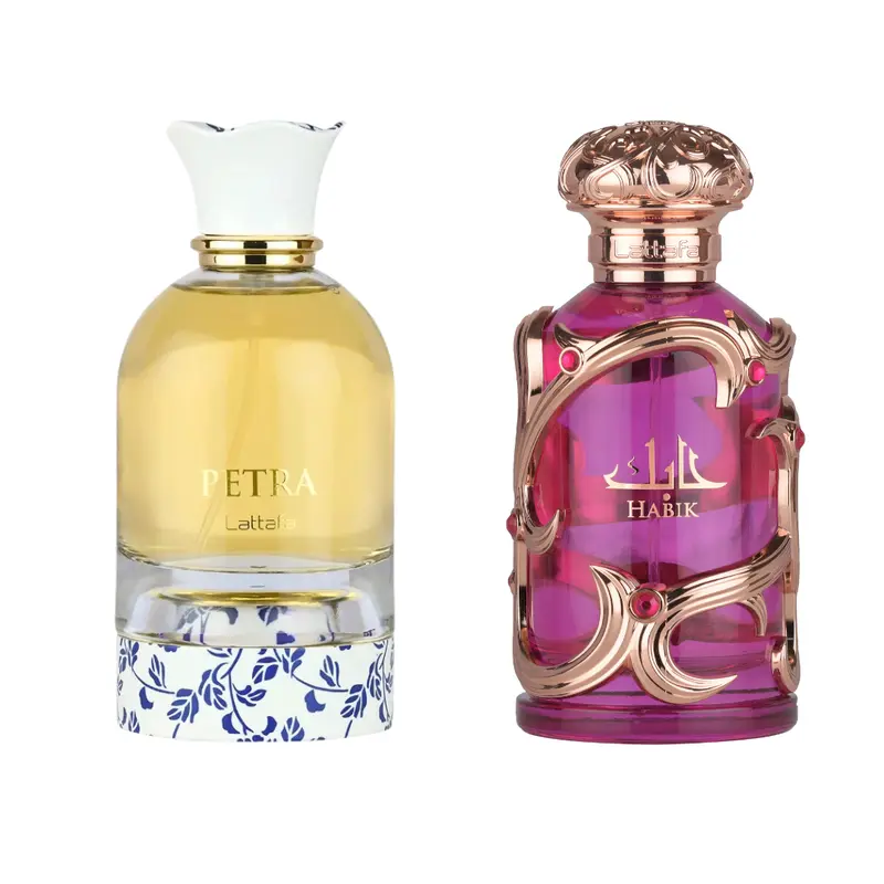Lattafa Petra + Habik Women EDP SPRAY 100Ml Bundle