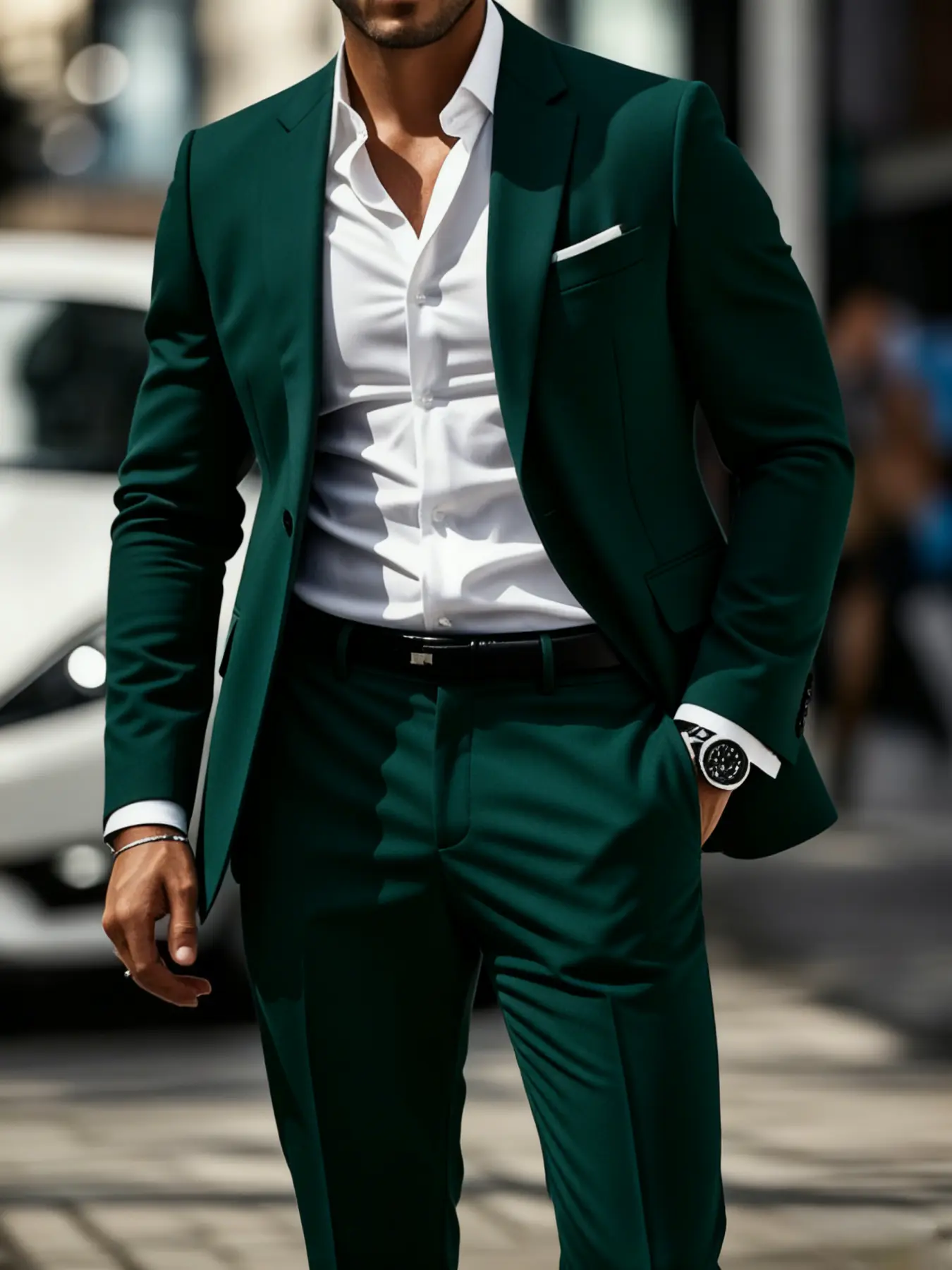 Men'S High-End Two-Piece Set, Gun Flap Lapel Suit Jacket + Pants for Formal  Wear, Wedding, Work Attire, Holiday Gift, Wedding Attire, Wedding Outfit,  business casual outfits suits work christmas party outfits -