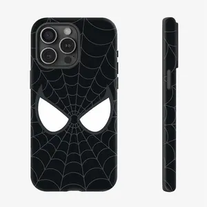 Y2K Gothic Spider Web Phone Case – Cute Coquette Aesthetic Protective Cover Compatible with iPhone 17/16/15/14/13/12/11 & Samsung Galaxy S25/S24/S23/S22 Ultra, Shockproof Slim Gift