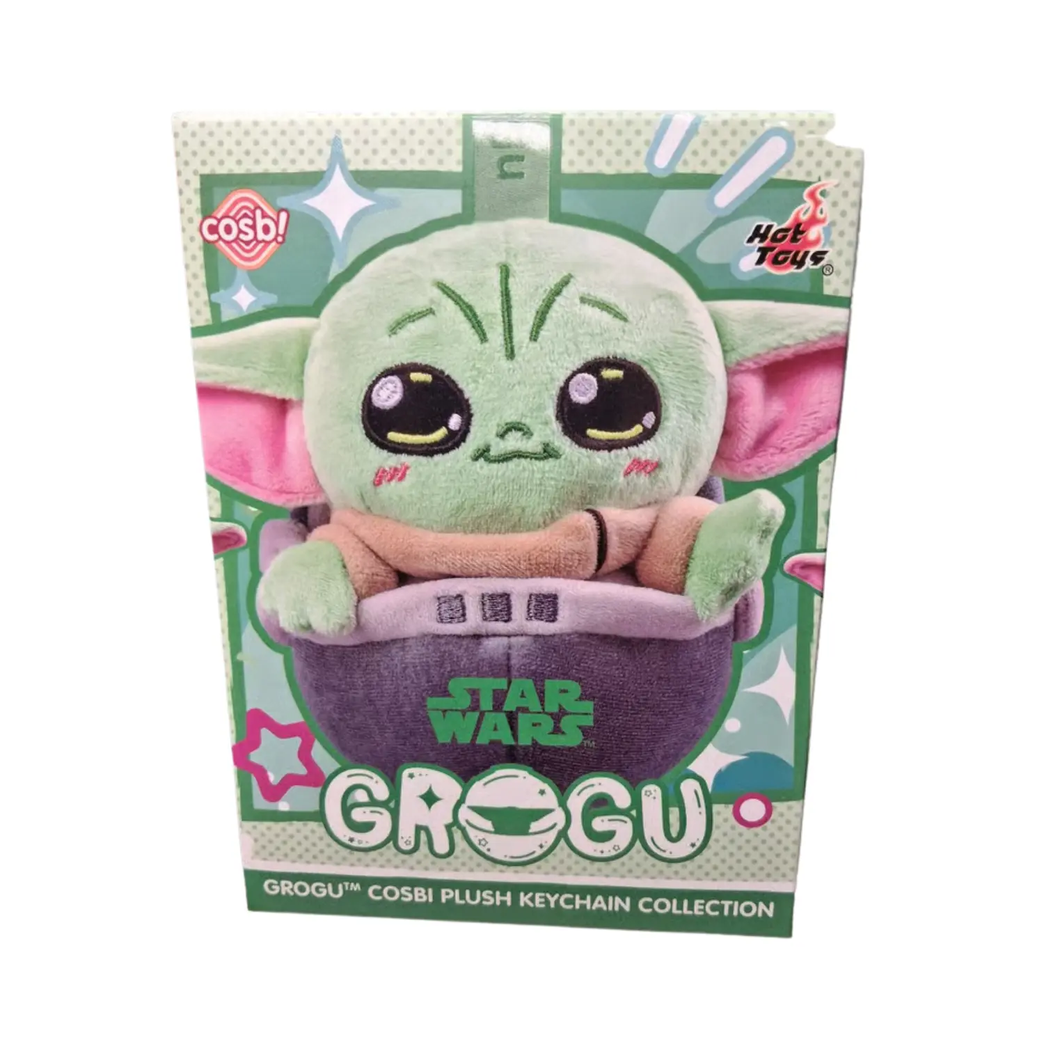 HotToys Cosb! Star Wars Grogu Plush Keychain Collection Blind Box