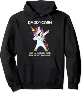 Funny Dabbing Unicorn Daddycorn Dab Unicorns Dad, daddy Gift Pullover Hoodie - Gabriellef Shop 49B07TGJNCS8