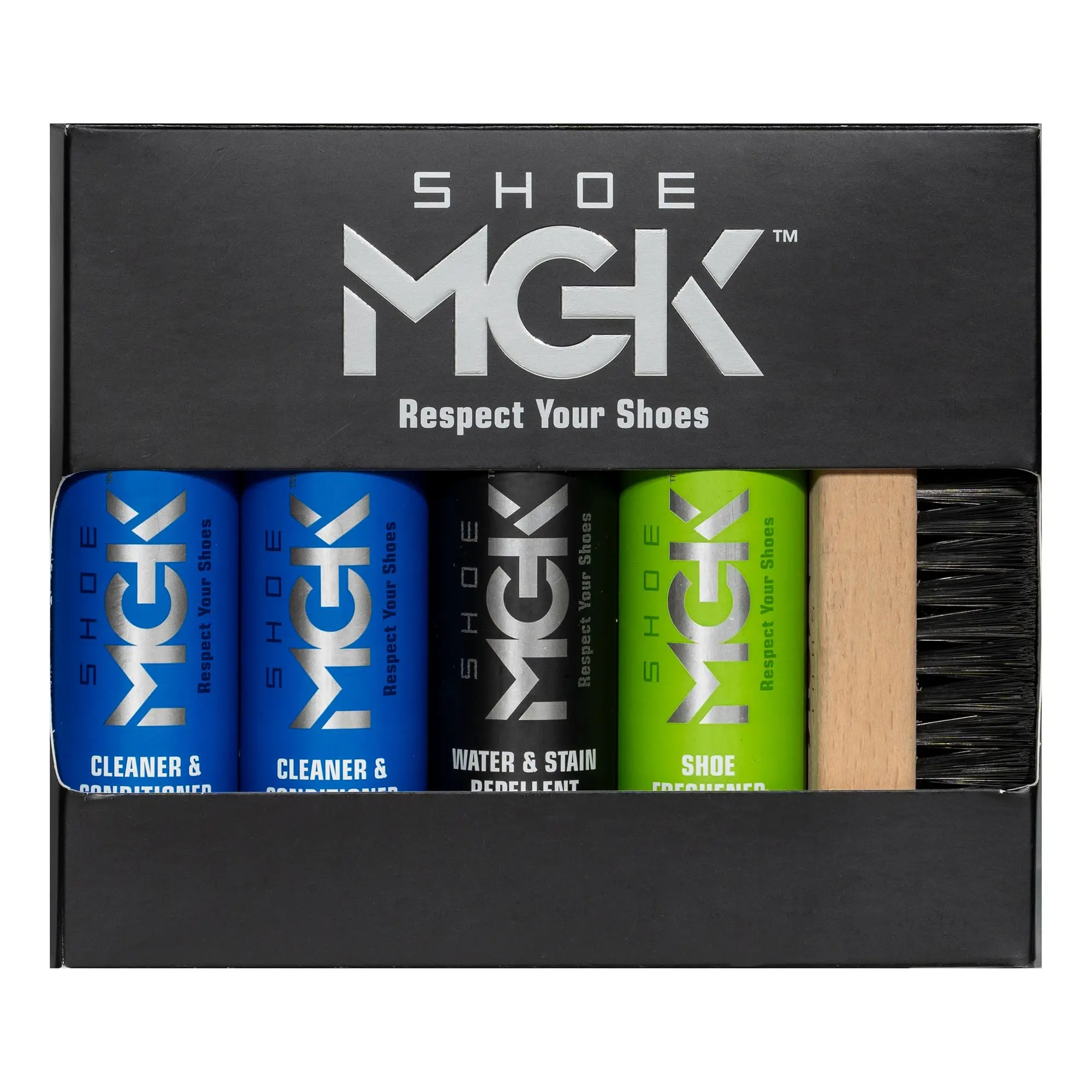 MGK Complete Kit: Shoe Cleaner, Care, Water & Stain Protection - Revitalize, Shield, and Freshen Sneakers, Leather, and Dress Shoes With Deodorizer