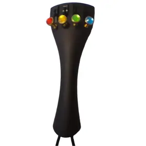 Color Coded Crystalline Violin Tailpiece | Helps Students Learn String Names