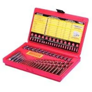 Hanson HAN11135 35 Piece Screw Extractor / Drill Bit Set
