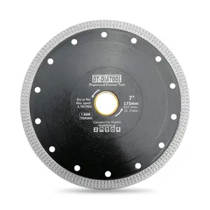 Tile Blade 7 Inch X Mesh Rim Segement Saw Blade for Procelain Stoneware Marble Fits 5/8"-7/8" Arbor
