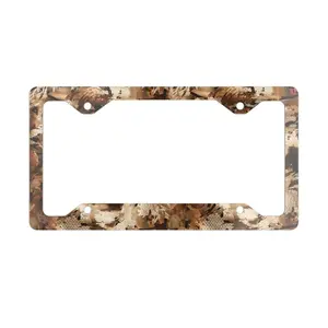 Camo Metal License Plate Frame In Sitka Optifade Marsh
