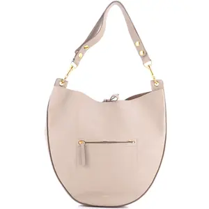 Pre-owned Celine Leather Shoulder Bags Trotteur Pocket Hobo Grainy Medium by Rebag
