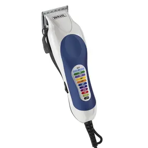 Wahl Clipper USA Color Pro Complete Haircutting Kit with Easy Color Coded Guide Combs - Corded Clipper for Hair clipping & Grooming Men, Women, & Children - Model 79300-1001M