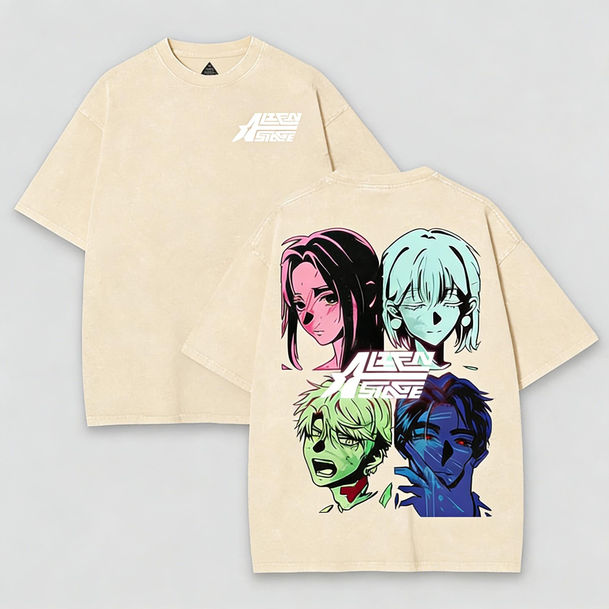valentine shirts Alien Stage Tee - Sua Mizi Ivan Till Sweatshirt - ALNST ivantill mizisua Long Sleeved Shirt - Idol Anime T-shirt