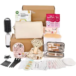 Bridal  Kit for Wedding Day, Wedding Essentials  Set for Team Bride, -Have 30+ Essentials Travel Kit with Makeup Bag