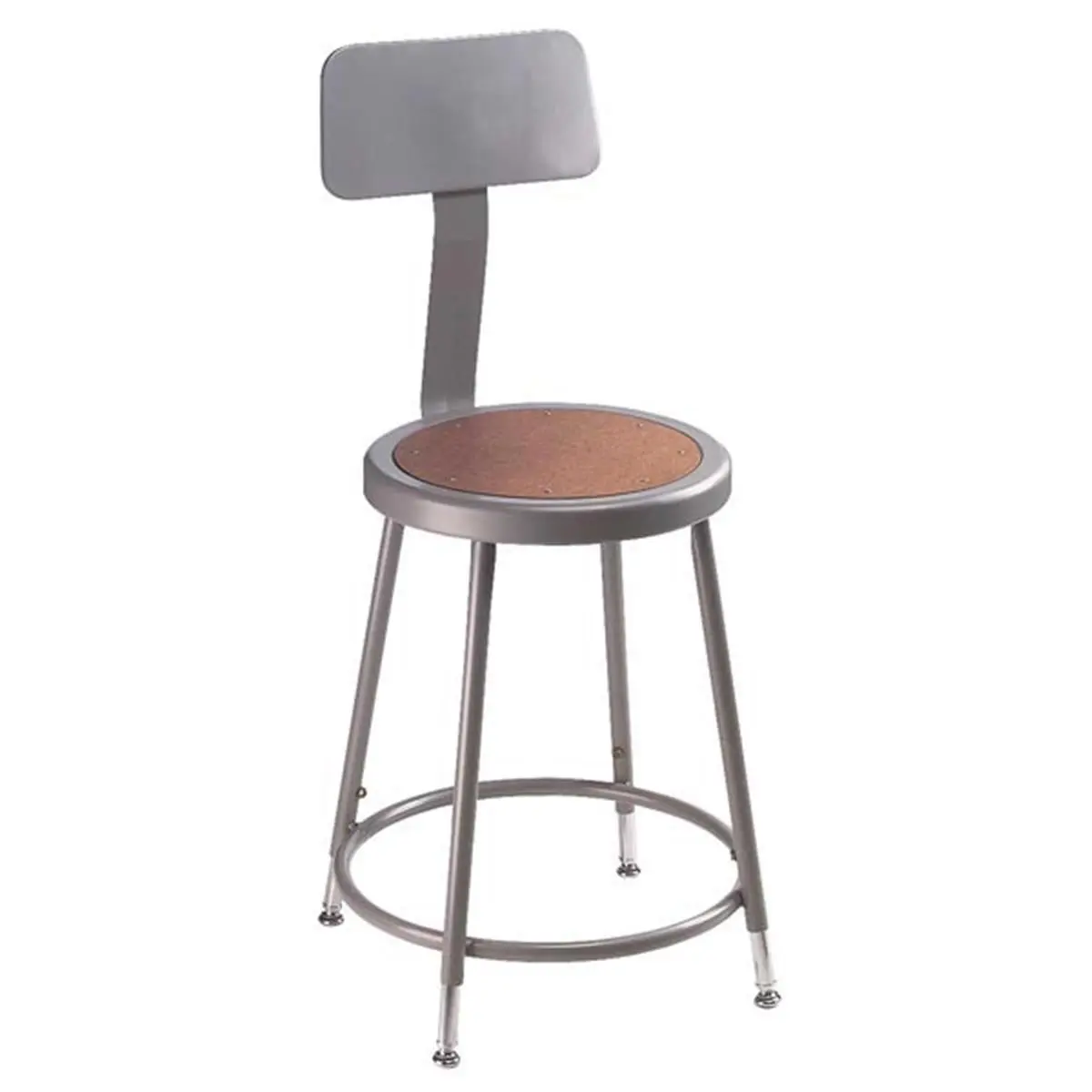 212 MAIN Adjustable Height Round Seat Science Lab Stools with Steel Frame, Multiple Heights, Multi-Size Options, Commercial & School Furniture