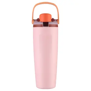 30oz fruit cup double vacuum 304 stainless steel thermos cup double drink portable water cup