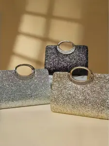 Women's Fashion Crystal Sequins Evening Bag, Luxurious Sparkling Party Clutch, Perfect for Ballroom, Parties, Birthdays, Bridesmaid Handbag, Envelope Clutch