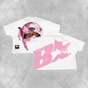 T Shirt Y2K Harajuku Hip Hop Gothic Graphic Print Oversized TShirt Men Women New Round Neck Cotton Short Sleeve Tops Clothes
