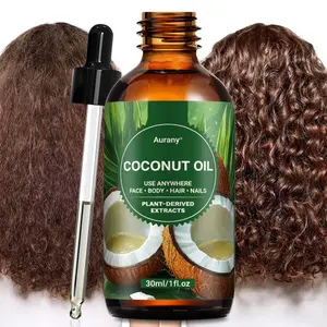 Coconut Oil,Coconut Oil For Skin,Coconut Oil For Hair,Safe For Face, Body, Hair & Nails, Deeply Conditions Hair & Scalp,Helps Tame Frizz,Lightweight & Non-Greasy, Moisturizing Oil