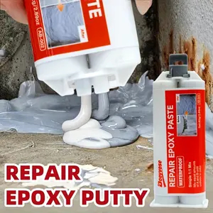 High-Temperature Durable Car Adhesive, High Temperature Resistant Repair Epoxy Paste for Exhaust Pipes Mudguards Plastic Shells, Doeyvose Automotive Sealant