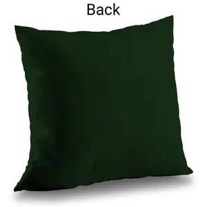 360 Stand Monstera Deliciosa Throw Pillow, 14x14 in Green Poly Twill with Botanical Print, Exotic Flora Design, Indoor/Outdoor Tropical Look Home Decor Accent