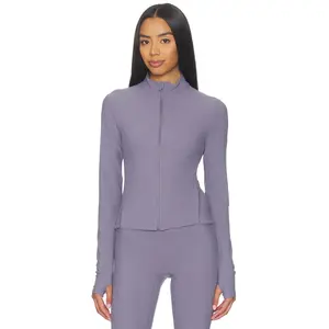 SPANX Spanxsmooth Onform Full Zip Jacket in Orchid Ash