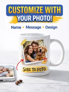 Taza Personalizada con Foto y Nombre – Mug Customizado con Texto o Diseño – Regalo Único