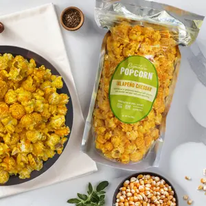 Large Gourmet Jalapeño Cheddar Popcorn Bag