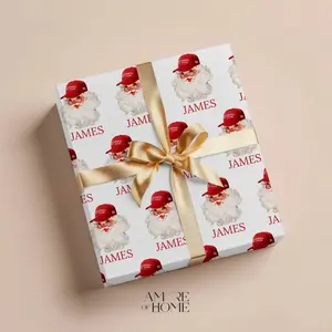 Trump Christmas Wrapping Paper Roll Custom Wrapping Paper Christmas Gift Wrap Custom Christmas Trump Gift Republican Holiday Gift Wrap Trump