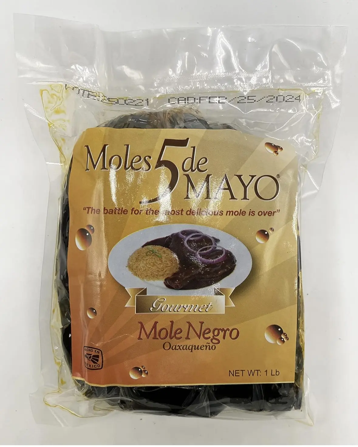 MOLES 5 DE MAYO - Mole Negro Oaxaqueño 1 LB from Oaxaca Mexico
