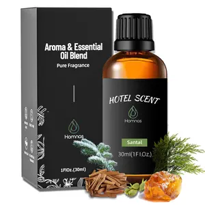 Santal Essential Oil, Hotel Collection Diffuser Oil, Home Luxury & Hotel Scents for Diffuser, 30ML Pure Diffuser Oil with Sandalwood, Cedarwood and Musk for Aromatherapy