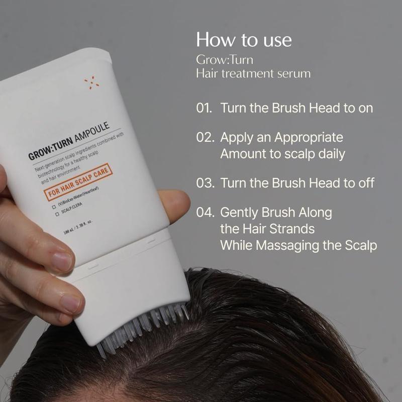 Growturn Hair Growth Serum with Built in Brush for Hair Growth & Thickening