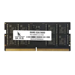 DDR5 Laptop RAM 8GB 16GB 32GB 4800MHz 5200MHz 5800MHz 6400MHz High Speed SO-DIMM Memory Module for Notebook Upgrade