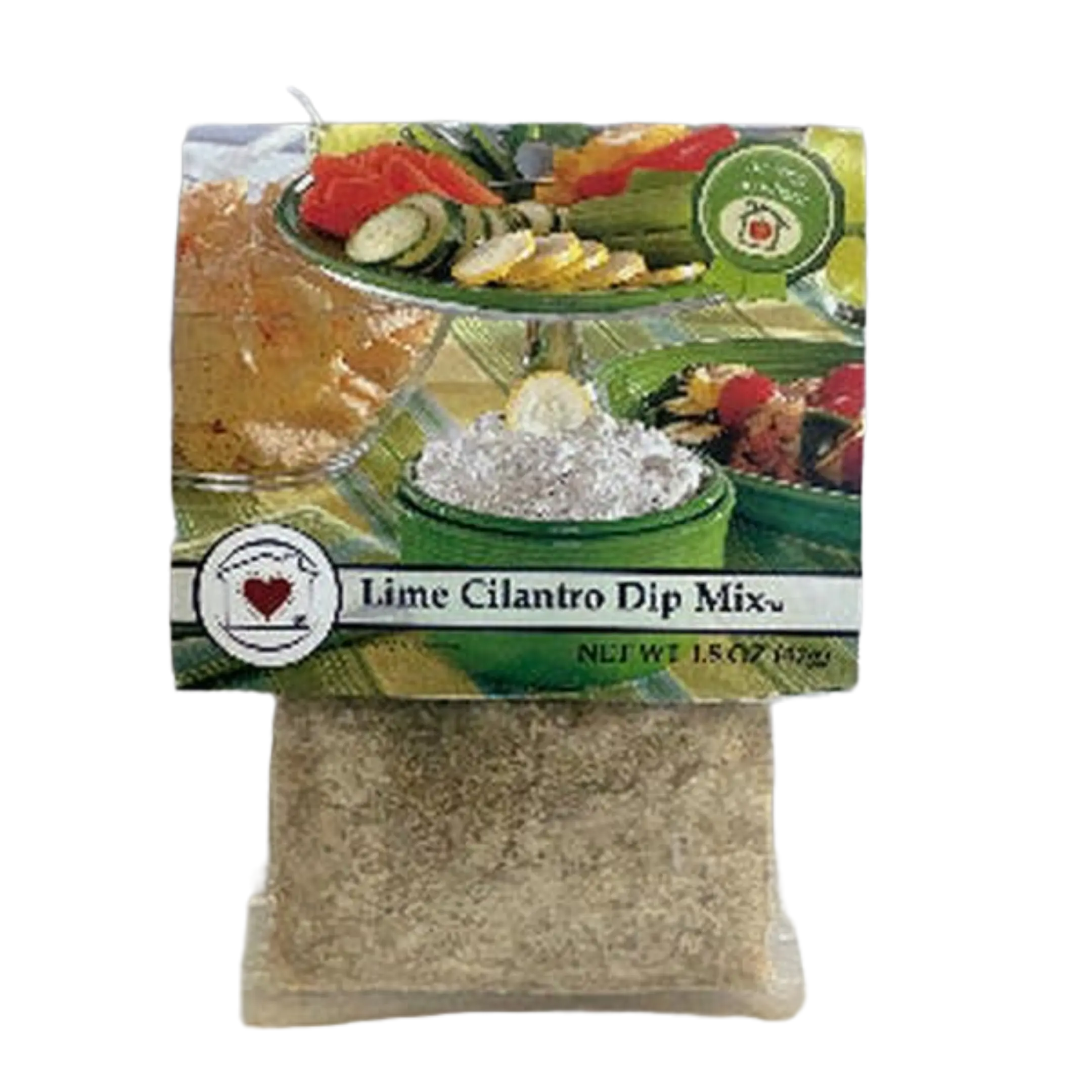 Lime Cilantro Dip Spice Flavor Mix - Fresh Cilantro & Lime Juice - Ideal for Tortilla Chips Vegetables Shrimp or Chicken - 1.5 oz Net Weight