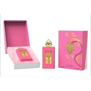 Emper Dragon Collection Perilous Ember EDP Perfume 3.0oz 90ml - Rich Fragrance Inspired by Pink Boa in Elegant Pink Box