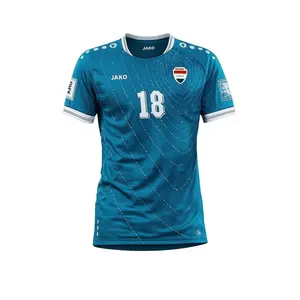 Personalized Iraq Soccer Jersey World Cup 2026, Custom Name Number Logo National Soccer Jersey U