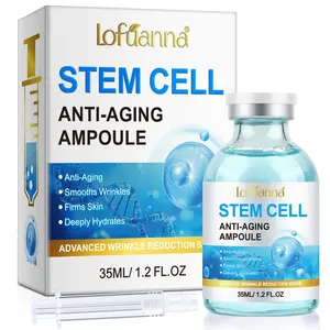Facial Stem Cell Essence Serum, 2 Ampoules Micro Needle Enhancer, Korean Skincare, Wrinkle, Scar, Hydrate, Revitalize Skin