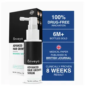 Advanced Hair Growth Serum Spray 60 ml | Powered by REGENDIL & Rosemary | 150% More Growth in Just 8 Weeks* | Suitable for both Men & Women | Clinically Tested & Globally Trusted