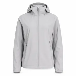 SHDRWomen's UPF50+ UV Protection Hooded Hiking Jacket | 187g Full Dull Nylon 4‑Way Stretch Hiking Fabric, Shrinkage＜3%, Carbon Zero Super Water Repellent Outdoor Jacket