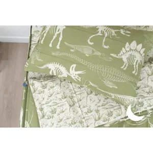 Fossils Zipper Bedding