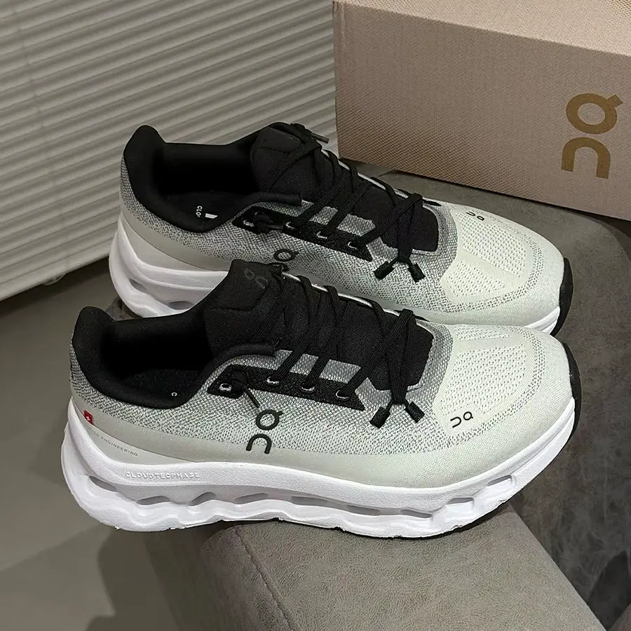 On Men's Cloudtilt Black Ivory Casual Running Sneakers (US7, US8.5, US10) - Model 3ME10101430, Lightweight, Shock-Absorbent, Breathable, All-Day Cushion, Comfortable Fit, Gym & Street-Casual Wear, Back to School Sports Footwear,outdoorfun