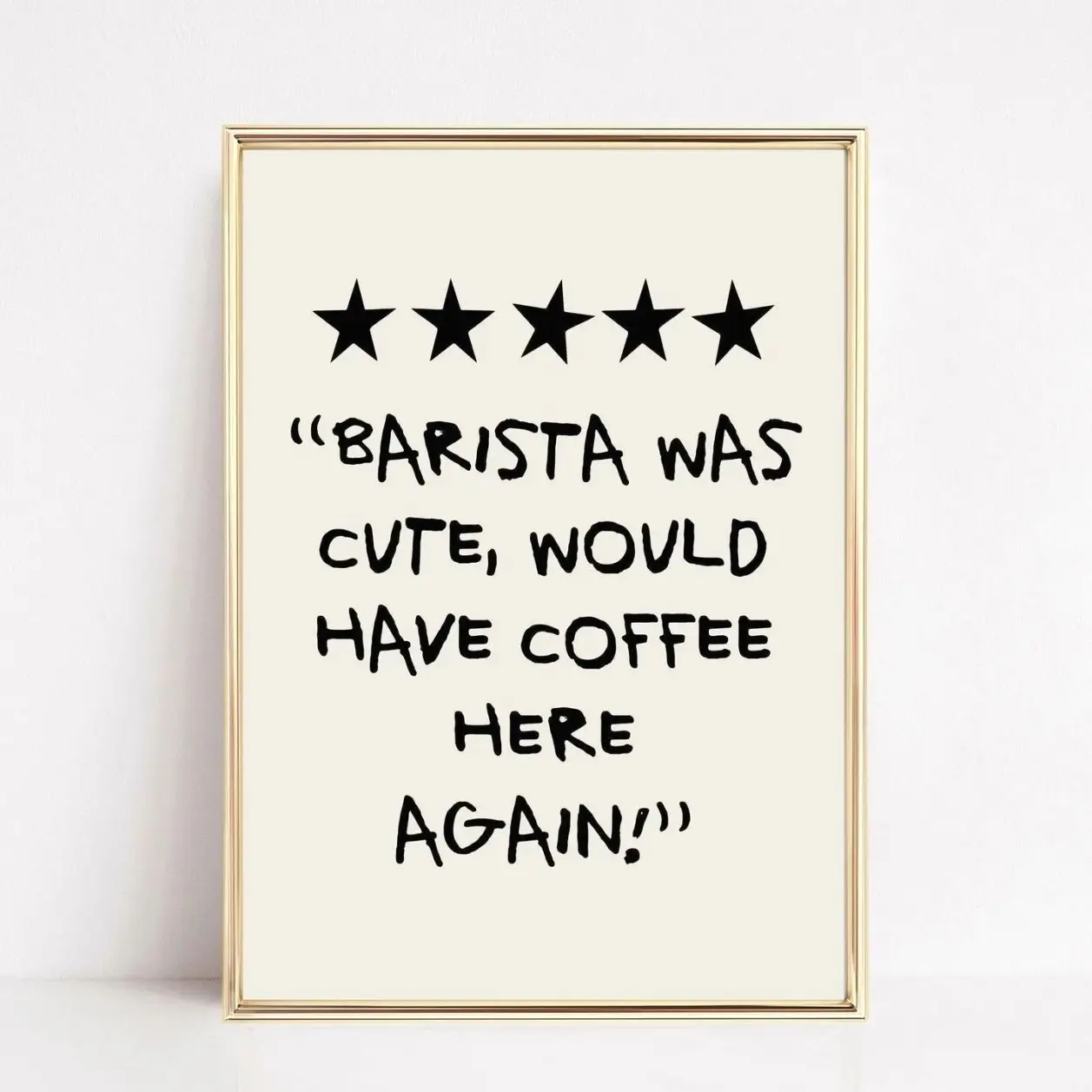 Coffee Bar Wall Art Print, Barista Poster, Kitchen Coffee Decor, Coffee Lover Gift S