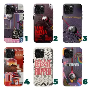 6 styles Ver1 T-Tame I-Impala Phone Cases Currents The Less I Know The Better Psychedelic Album Art Aesthetic Cases fit iphone 17 16 pro max