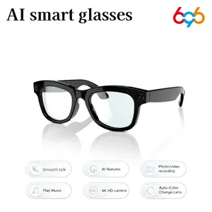 New Ai HD 800w+2k, Real-Time Translation in 163 Languages, 7-Day Battery Life, UV Protection, Wireless Music & Calls, Wearable Smart Glasses