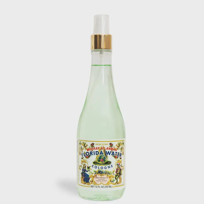 Lanman & Murray Florida Water Cologne Spray 12 oz - Original 1808 alcohol-based ritual cologne, citrus spicy fragrance with orange, lemon, lavender & bergamot, limited edition spray for cleansing, altar work, Hoodoo & Santeria
