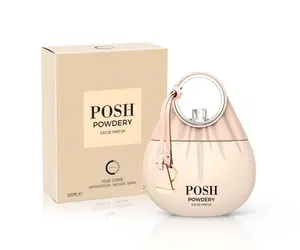 Camara Posh Powdery Eau de Parfum for Women 3.4 FL.OZ 100ML Perfume Elegant Design & Signature Scent Regular Edition EDP Formula