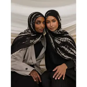 Women's Stylish Scarf 80*180cm, Head Scarf, Polyester Watercolor Print Shawl, Versatile Fashion Accessory for Any