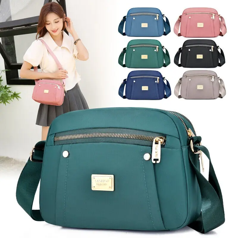 Waterproof Messenger Cross Body Ladies Handbag Shoulder Bag Womens Large Purse