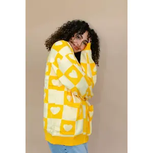 TABY ORIGINAL: Radical Self Love Cardigan In YELLOW**RESTOCKED***