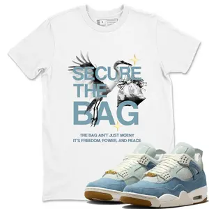 AJ 4 Denim Shirt, Denim 4s Outfit, Shirt To Match Jordan 4 Denim Sneaker, Unisex Crew Neck T-Shirt, Gildan 5000 Shirt, Summer T shirt 100% Cotton