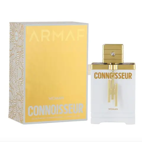 Armaf Connoisseur Woman EDP Spray - Amber Vanilla, Aromatic Floral, Citrus Floral Woody Scent Perfume, 100ml (3.4 oz) Eau de Parfum Spray