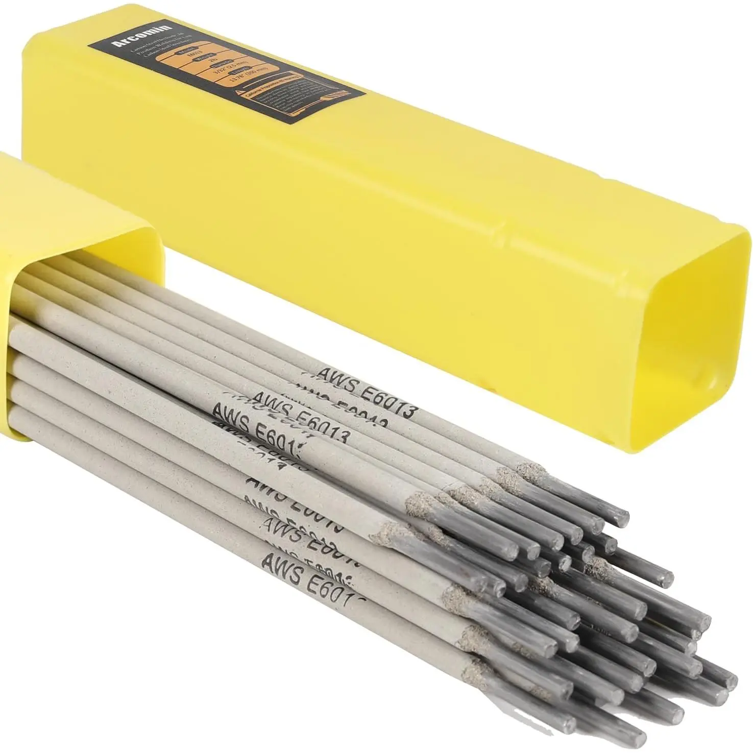 E6013 3/32" Carbon Steel Welding Rods - 2LB Easy-Start Arc Welding Accessories with Minimal Spatter for Metal Repair & Multiple Positions