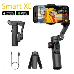 Smart XE 3-Axis Folding Phone Gimbal Stabilizer | Handheld Vlog Stabilizer with Focus Wheel for iPhone & Android (iOS 12–16+)