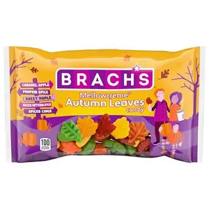 Brach’s Mellowcreme Autumn Leaves Candy, Halloween Candy, 8 oz Bag
